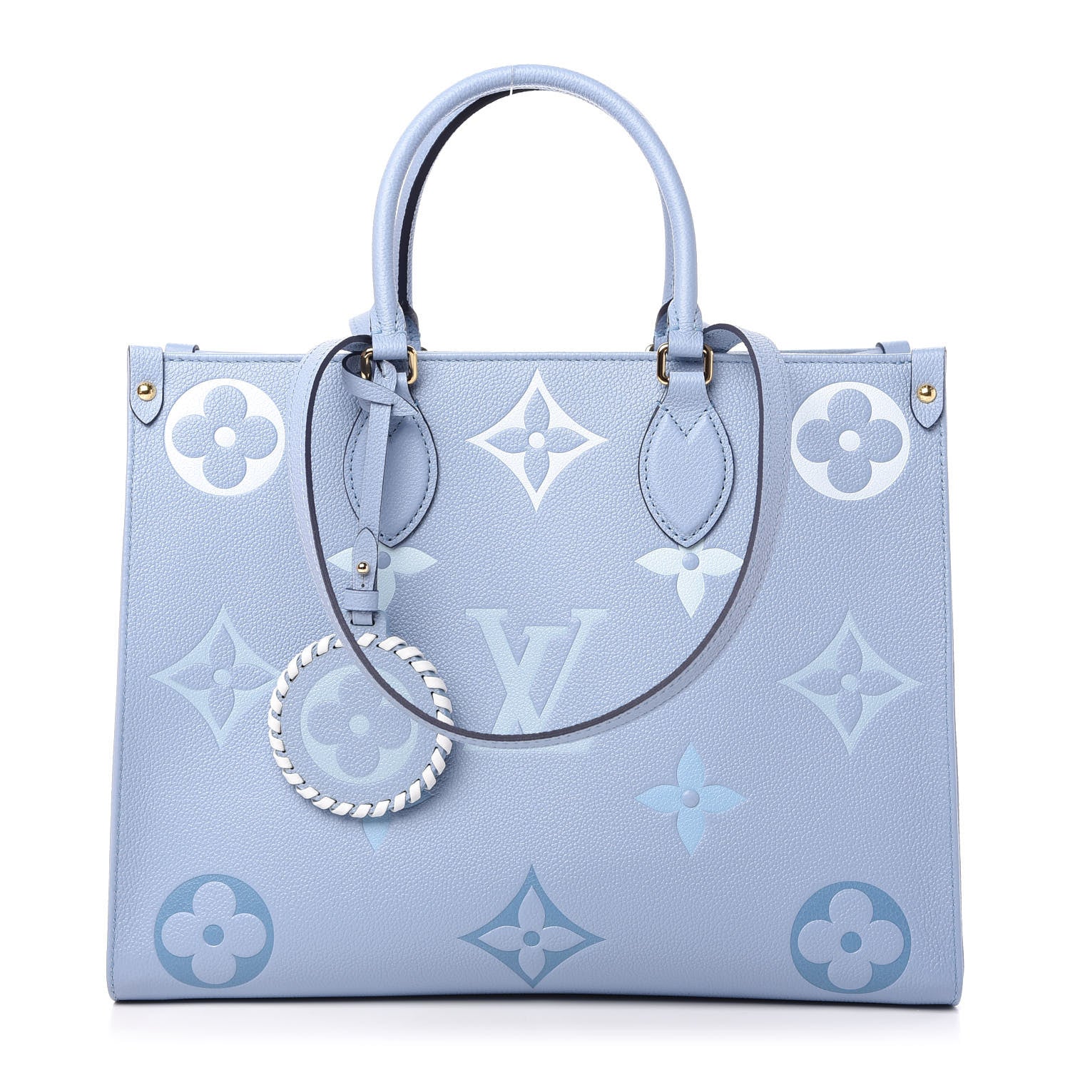 Louis Vuitton Empreinte Monogram Giant By The Pool Onthego MM Summer Blue 1 of 10