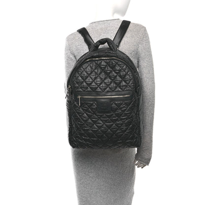 Chanel Nylon Quilted Coco Cocoon Backpack Black 2 of 14