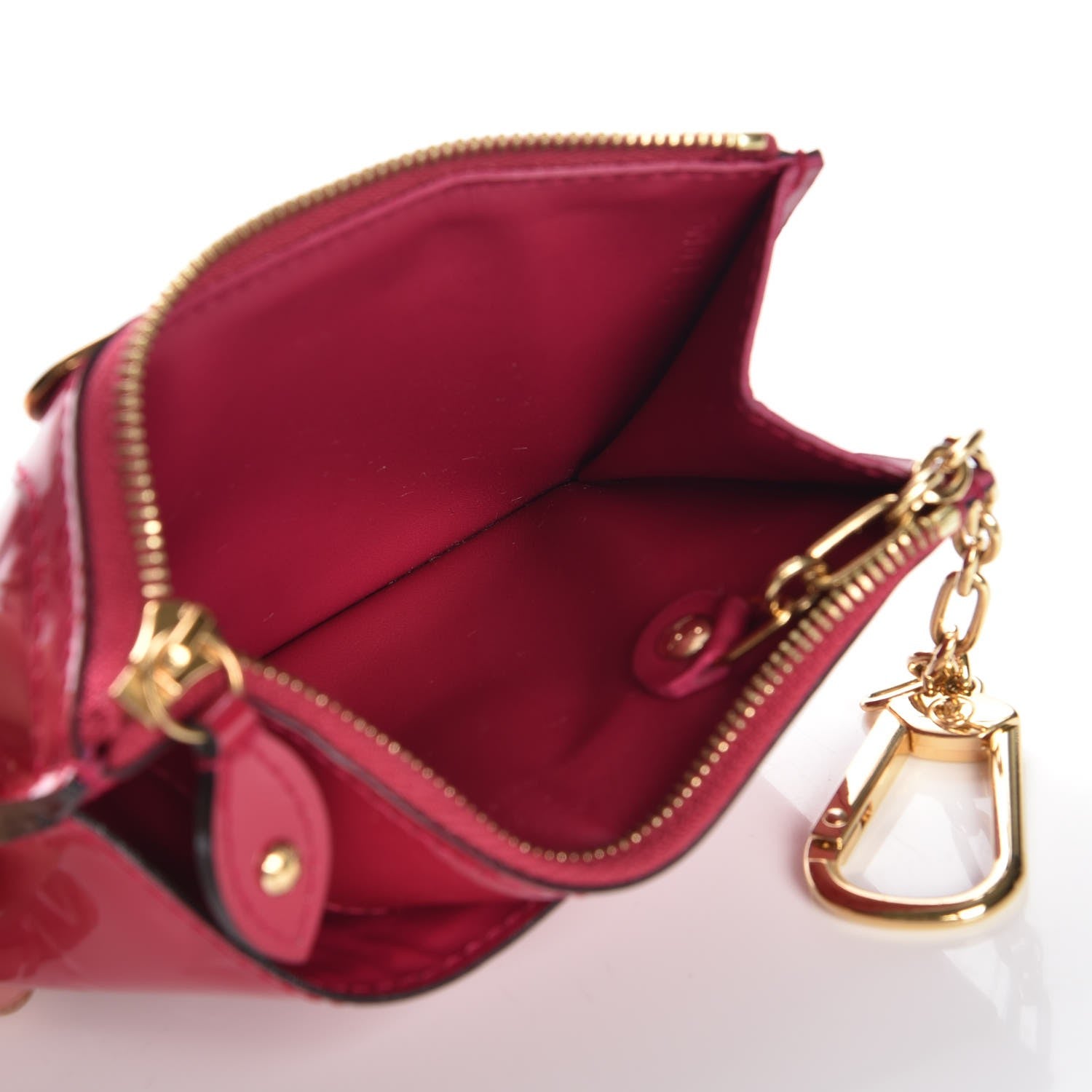 Louis Vuitton Vernis Key Pouch Rose Indien 5 of 7
