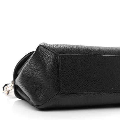 Balenciaga Grained Calfskin Le Dix Nano Soft Cartable Black 9 of 11
