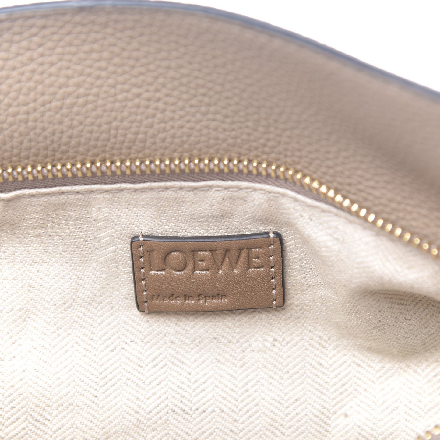 Grained Calfskin Small Puzzle Bag Sand Mink