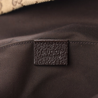 Gucci GG Monogram Medium Web Handle Vertical Tote Dark Brown 6 of 10