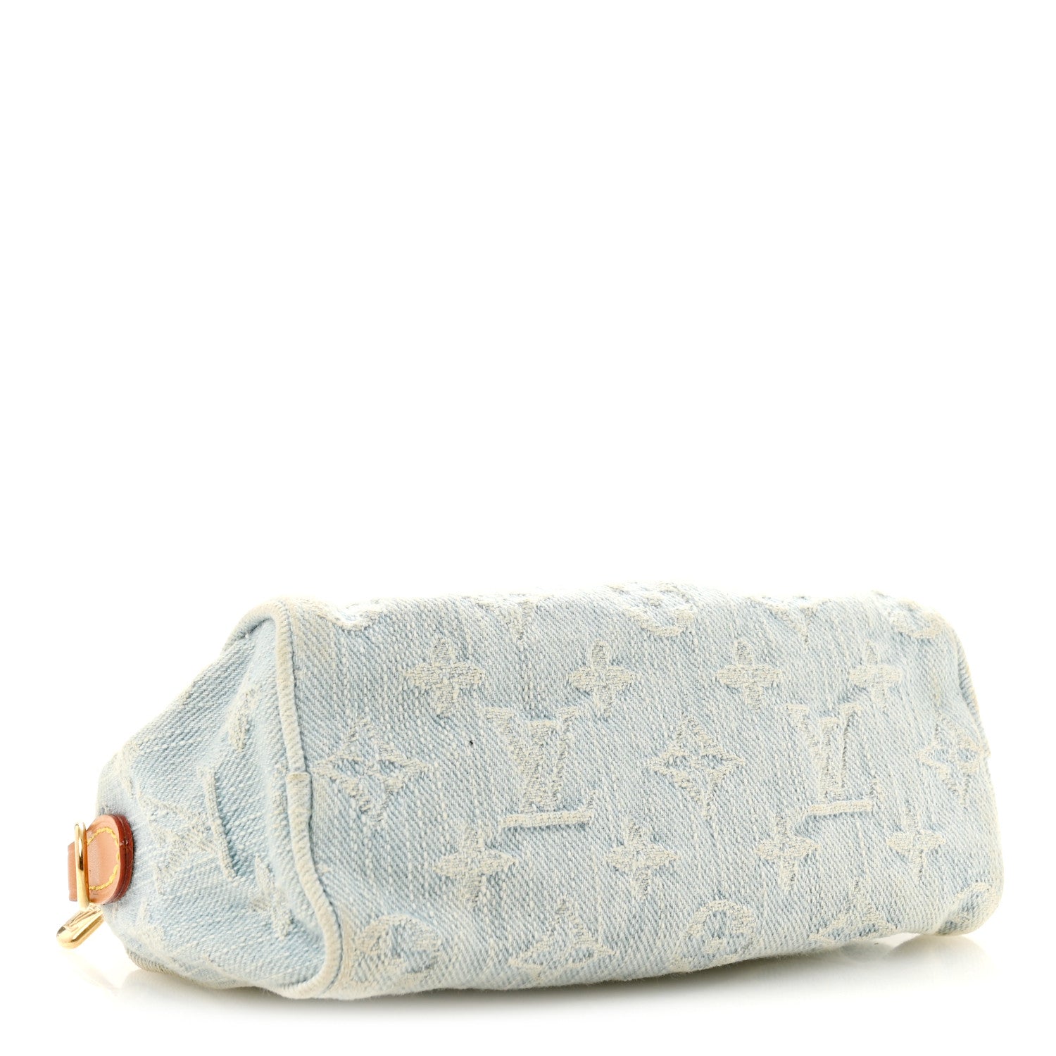 Louis Vuitton Monogram Denim Nano Speedy Sky Blue 3 of 12