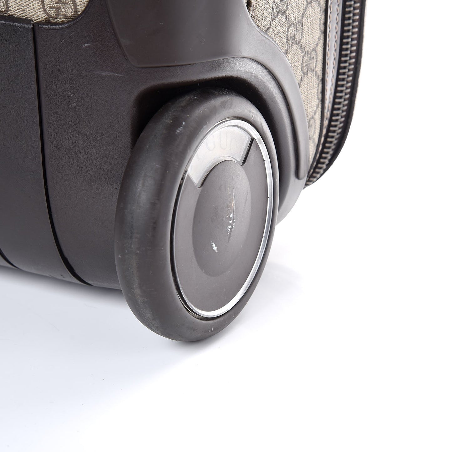 GG Plus Monogram Small Interlocking G Trolley Brown