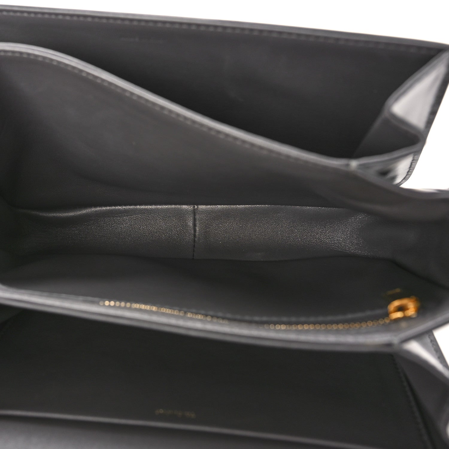 Celine Shiny Calfskin Medium Triomphe Grey 5 of 8