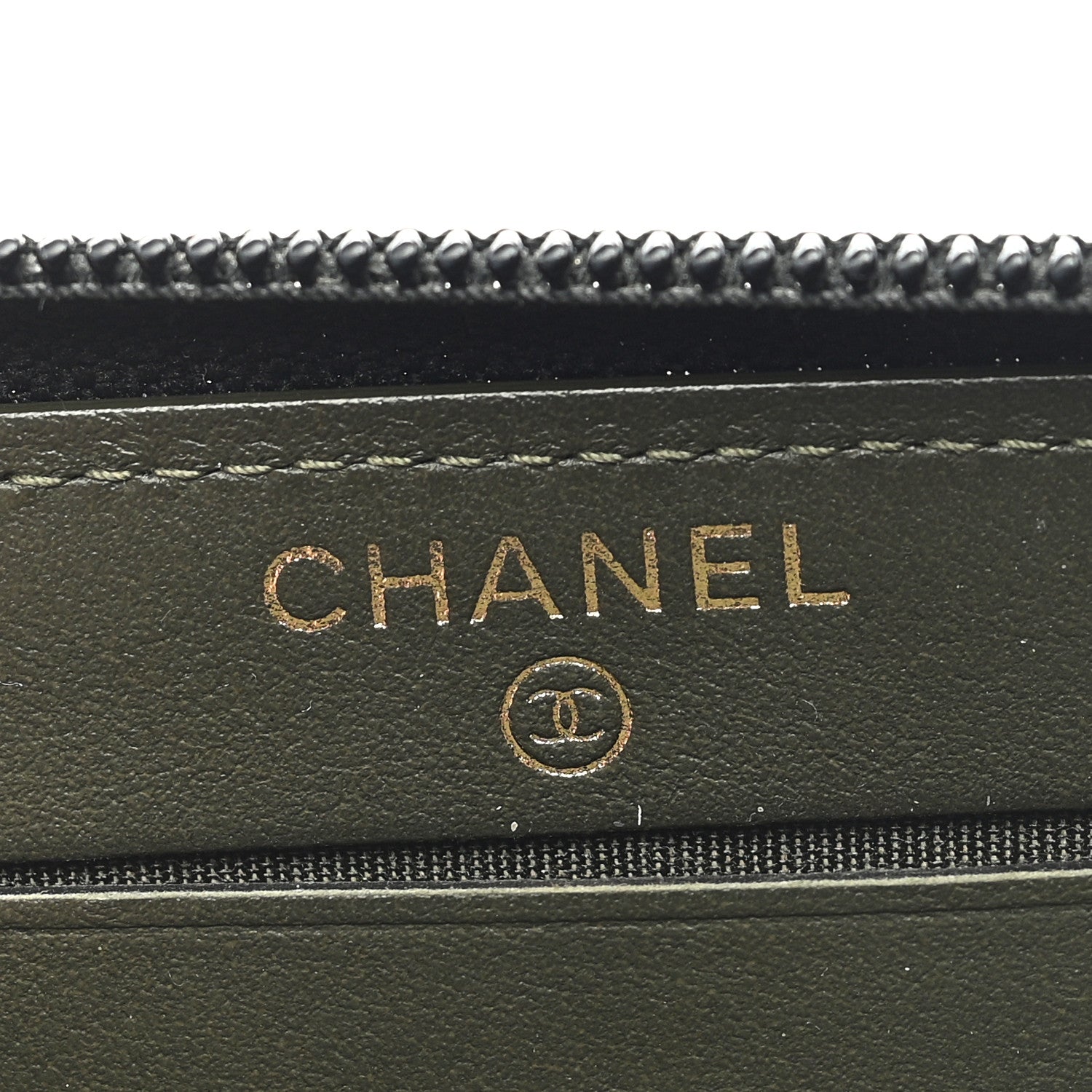 Chanel Caviar Quilted Small Boy Zip Around Wallet Black 6 of 8