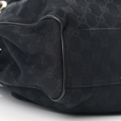 Gucci Monogram Medium Sukey Tote Black 7 of 12