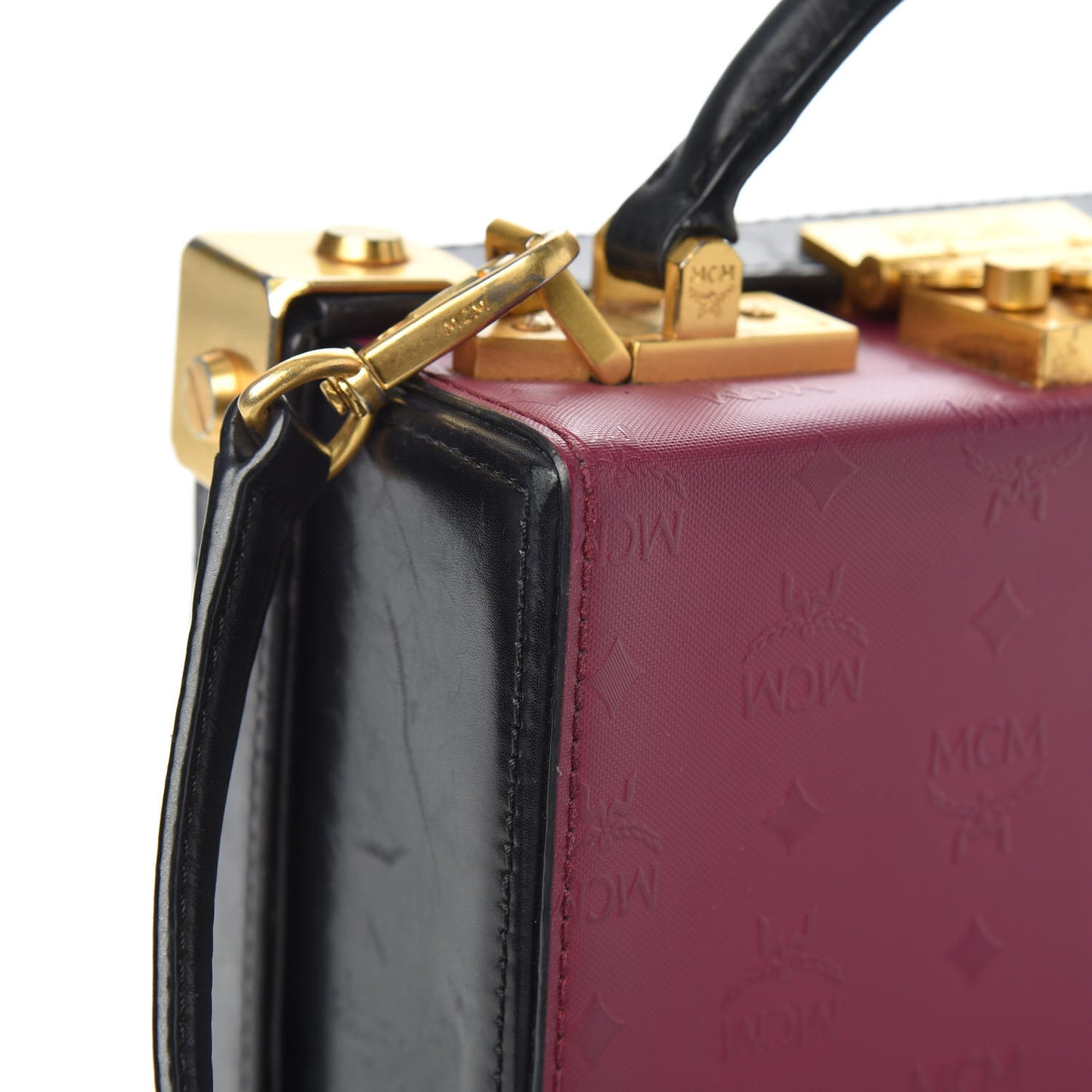 Odeon Calfskin Small Berlin Crossbody Purple