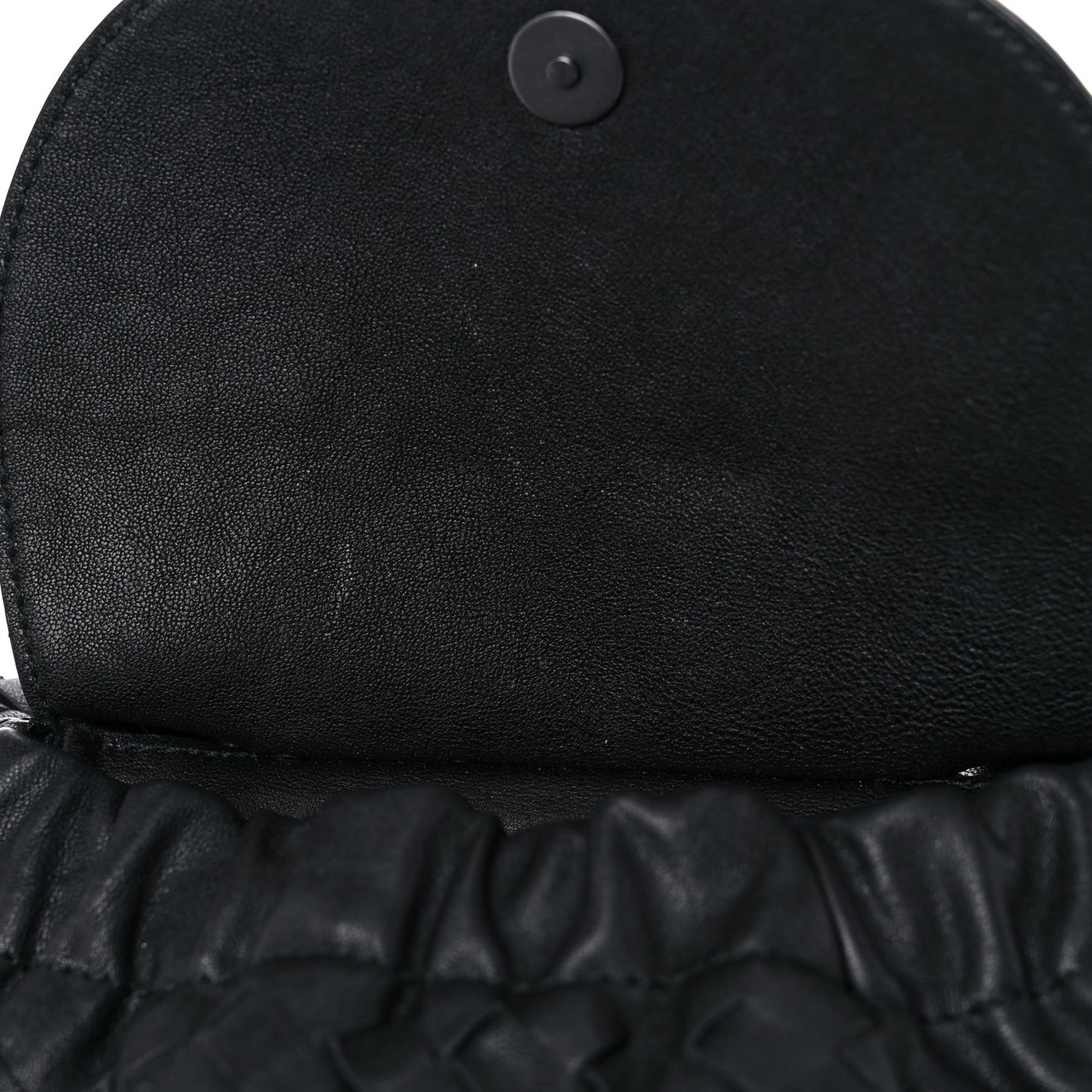 Nappa Intrecciato Belt Bag Black