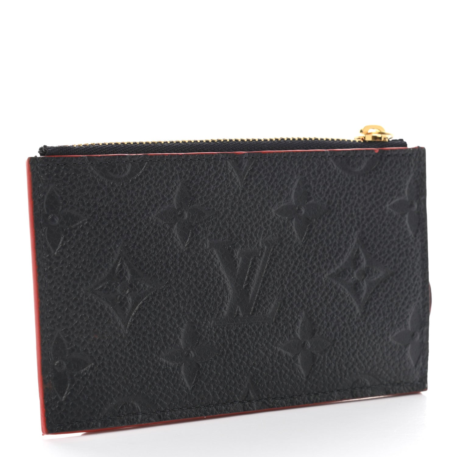 Louis Vuitton Empreinte Blooming Flowers Zipped Card Holder Marine Rouge 3 of 7