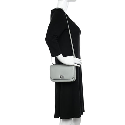 Loewe Silk Calfskin Small Goya Bag Gray 2 of 15