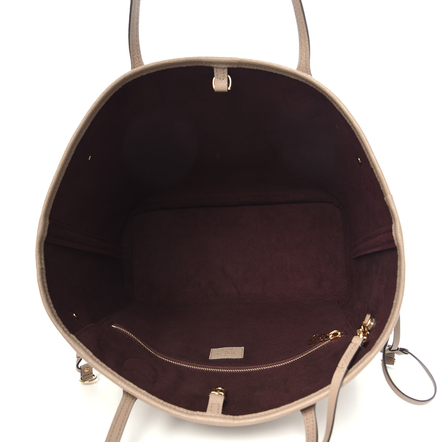 Louis Vuitton Empreinte Monogram Giant Neverfull MM Tourterelle 5 of 8