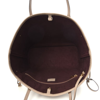 Louis Vuitton Empreinte Monogram Giant Neverfull MM Tourterelle 5 of 8