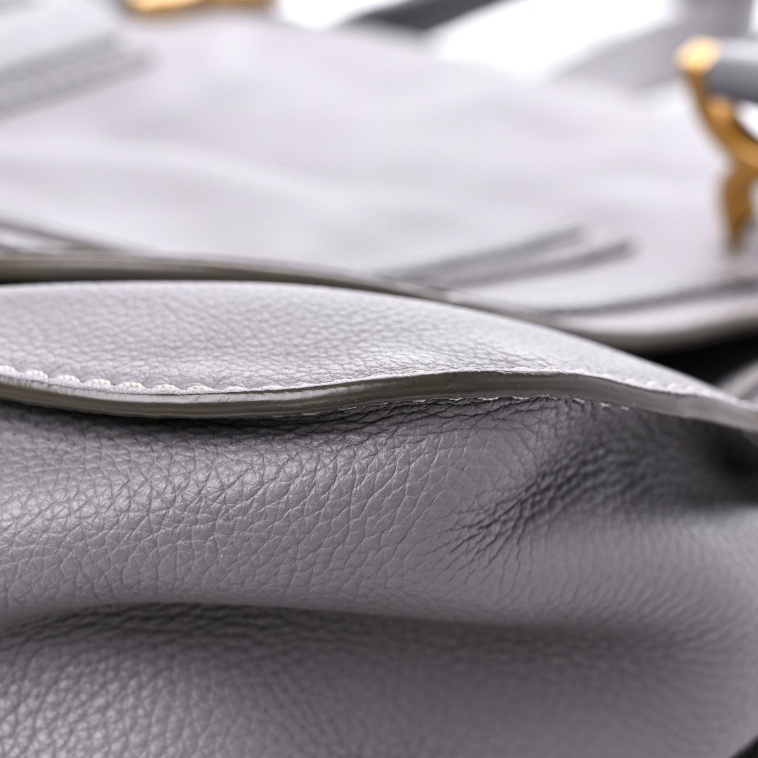 Chloe Calfskin Medium Marcie Satchel Cashmere Grey 8 of 17