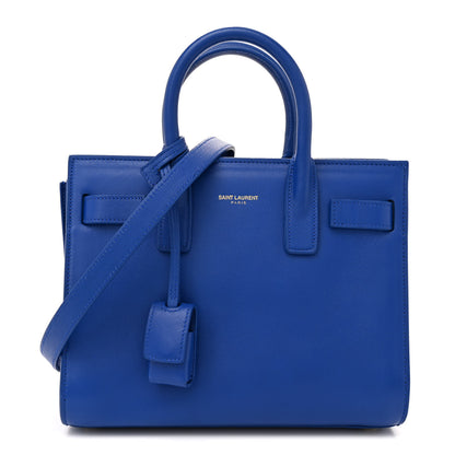 Saint Laurent Calfskin Nano Sac De Jour Royal Blue 1 of 11
