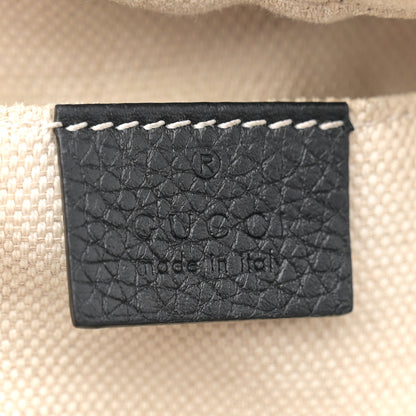 Gucci Pebbled Calfskin Small Soho Disco Bag Black 6 of 15