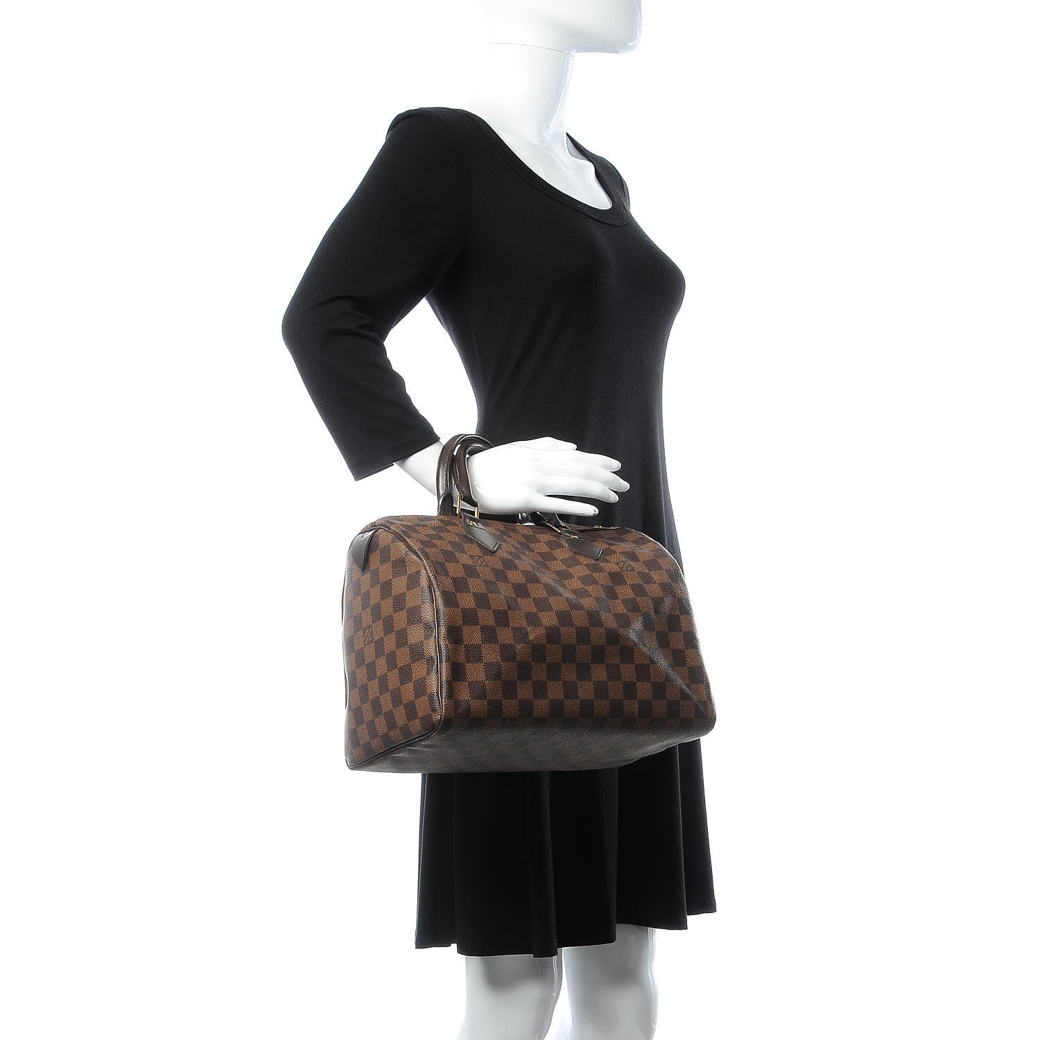 Louis Vuitton Damier Ebene Speedy 30 2 of 8