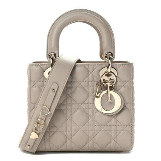 Calfskin Cannage Small My ABCDior Lady Dior Beige