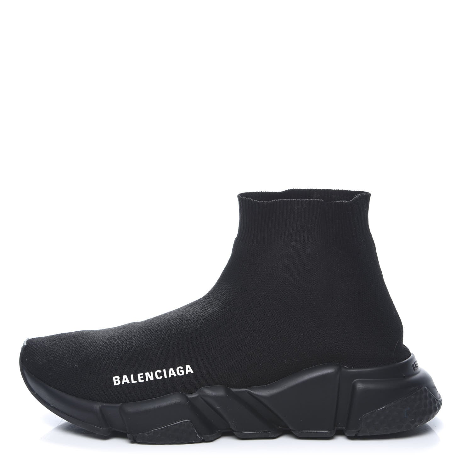 Balenciaga Neoprene Knit Womens Speed Sneakers 39 Black 1 of 10