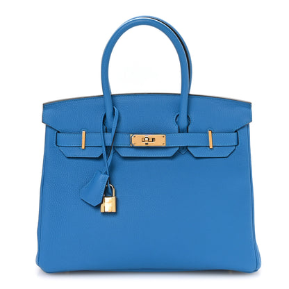 Hermes Togo BIRKIN 30 Bleu Zanzibar 1 of 11