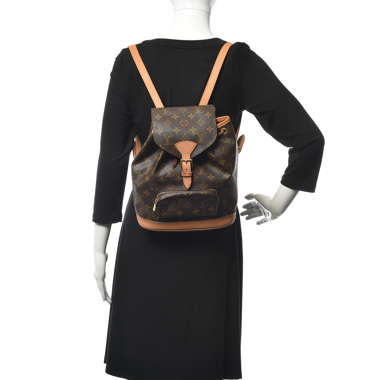 Louis Vuitton Monogram Montsouris MM Backpack 2 of 13