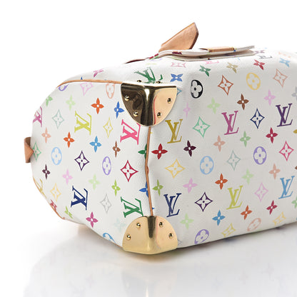 Louis Vuitton Monogram Multicolor Speedy 30 White 6 of 7