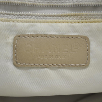 Chanel Nylon Travel Bowler Beige 7 of 9