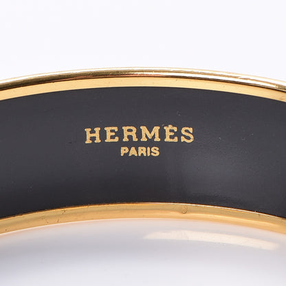 Hermes Enamel Printed Deco Dot Wide Bracelet 62 4 of 5