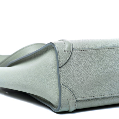 Celine Drummed Calfskin Nano Luggage Almond 6 of 12