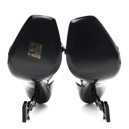 Saint Laurent Patent Calfskin Opyum 110 Sandals 38 Black 6 of 10