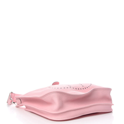 Hermes Taurillon Clemence Evelyne III GM Rose Sakura 4 of 11