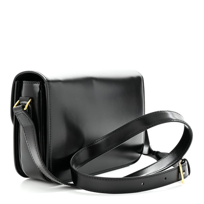 Celine Shiny Calfskin Medium Triomphe Black 3 of 11