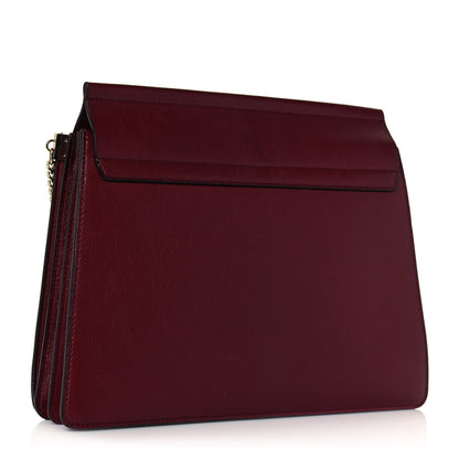 Chloe Calfskin Medium Faye Shoulder Bag Sienna Red 3 of 17