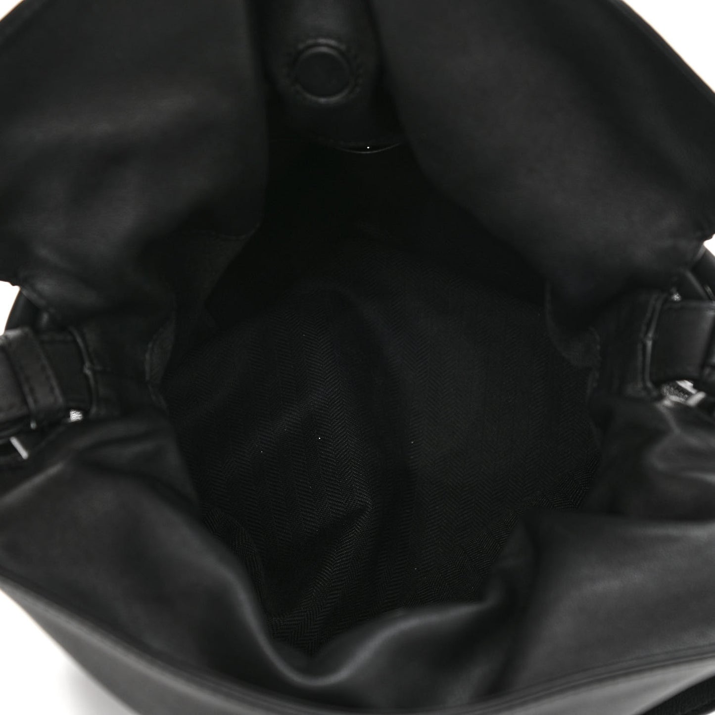 Calfskin Small Flamenco Knot Bag Black