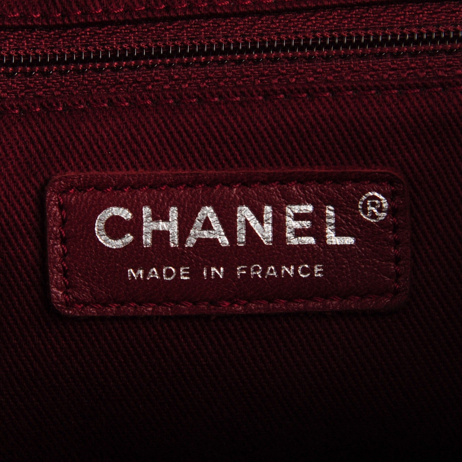 Chanel Caviar Quilted Large Timeless CC Soft Tote Dark Red 6 of 7