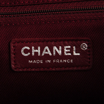 Chanel Caviar Quilted Large Timeless CC Soft Tote Dark Red 6 of 7