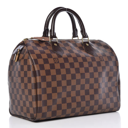 Louis Vuitton Damier Ebene Speedy 30 3 of 13