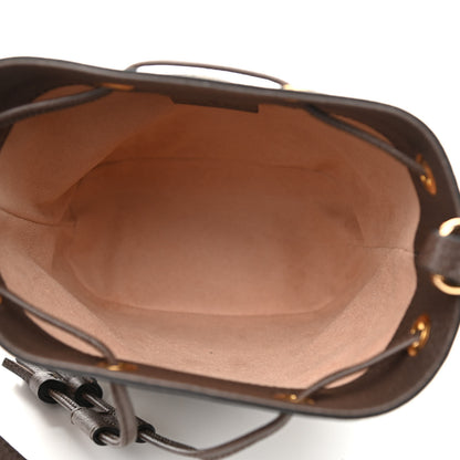 Gucci GG Supreme Monogram Web Mini Ophidia Bucket Bag Brown 5 of 9