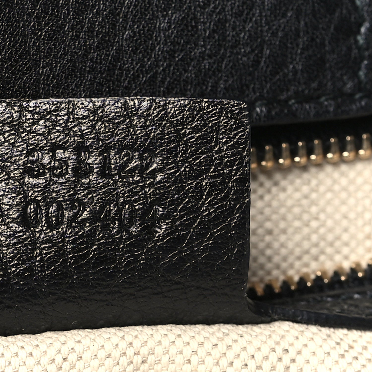 Gucci Pebbled Calfskin Old Libeccio Miss GG Tote Black 7 of 9