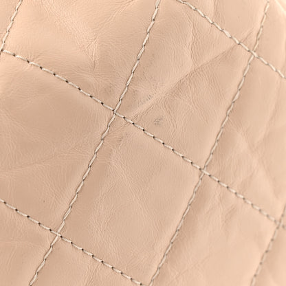Chanel Aged Calfskin Quilted Small Gabrielle Backpack Beige Black 14 of 14