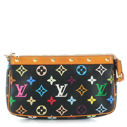 Louis Vuitton Monogram Multicolor Pochette Accessories Black 1 of 8