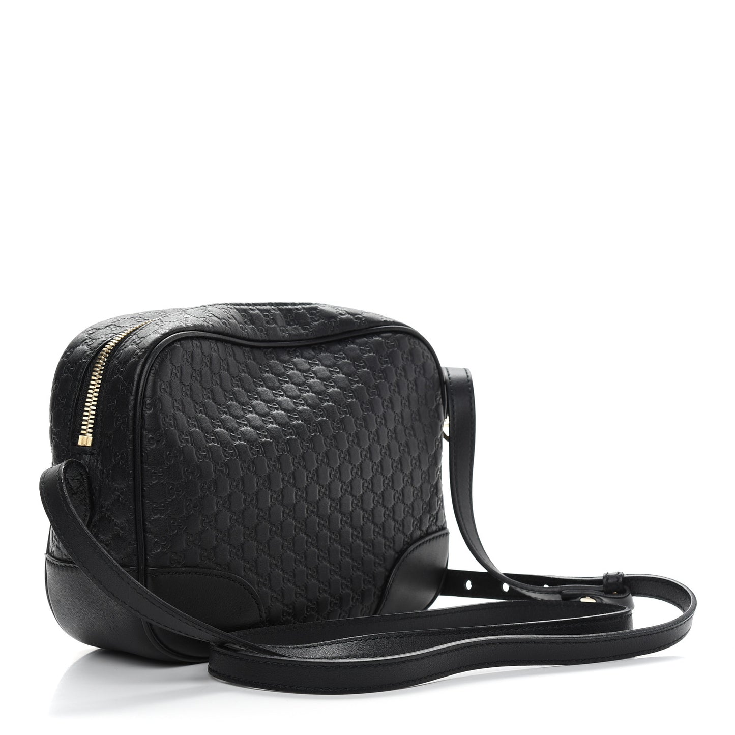 Microguccissima Mini Bree Messenger Bag Black