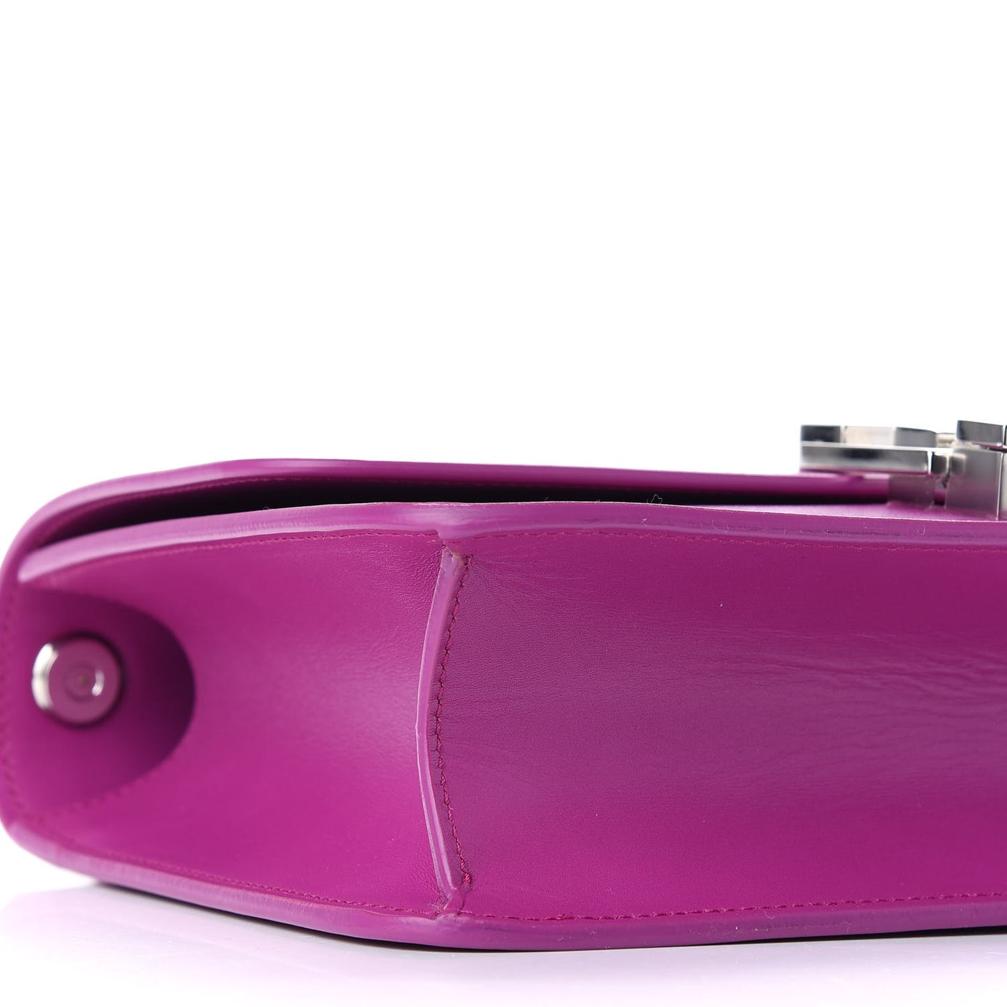 Smooth Calfskin Le Carre Shoulder Bag Purple