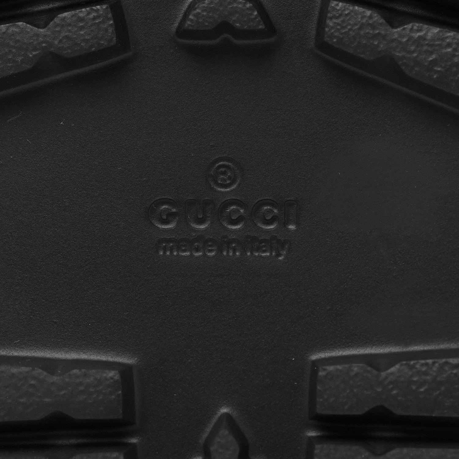 Gucci Guccissima Mens Lug Sole Slide Sandals 8 Black 7 of 12