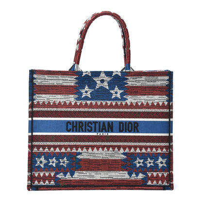 Christian Dior Canvas Embroidered Exclusive US Book Tote Multicolor 1 of 8