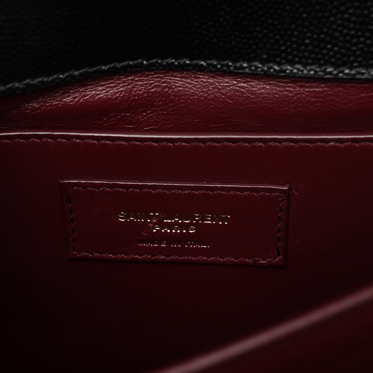 Saint Laurent Grain de Poudre Medium Classic Monogram Cassandra Top Handle Black Rouge Legion 1 of 1