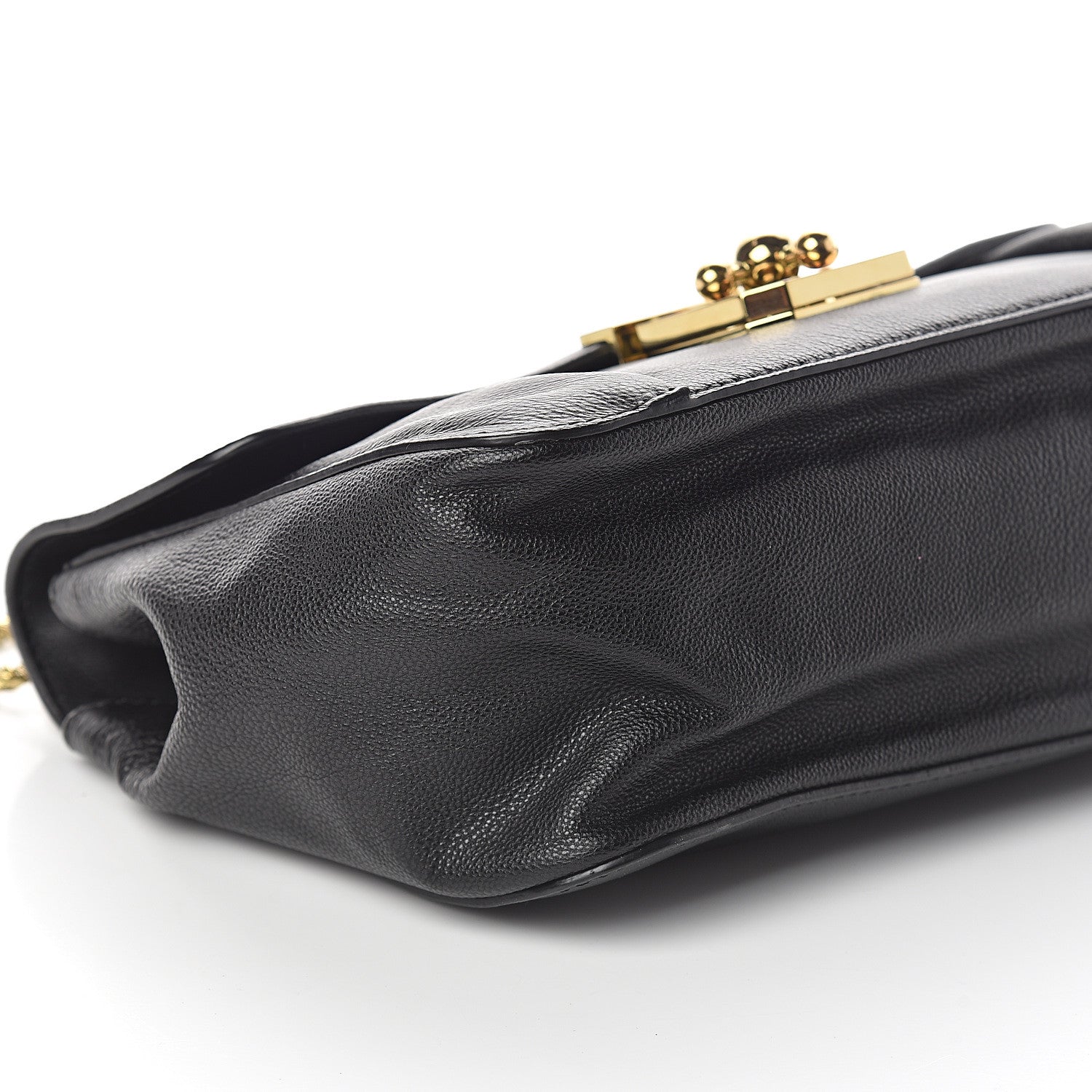 Chloe Goatskin Medium Elsie Shoulder Bag Black 6 of 7