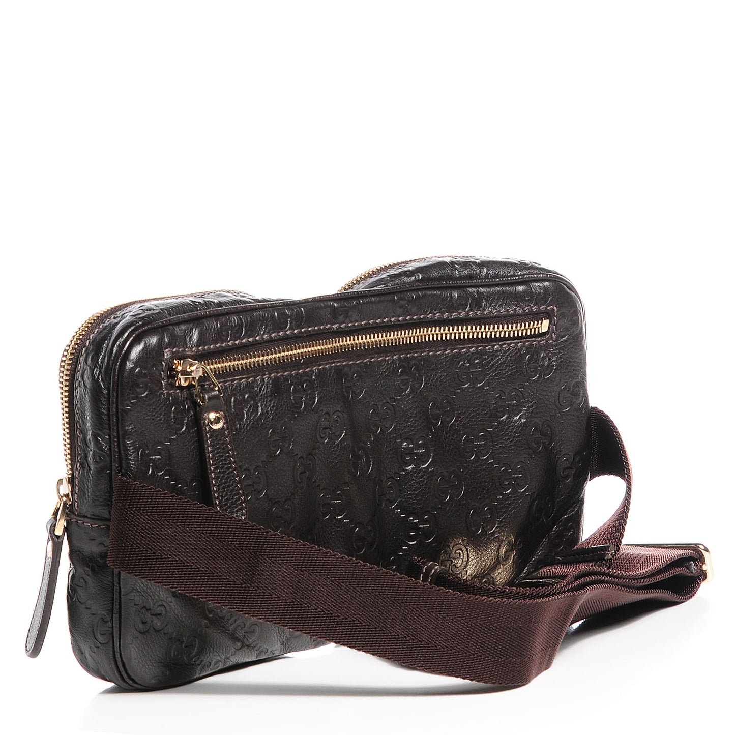 Guccissima Belt Bag Chocolate