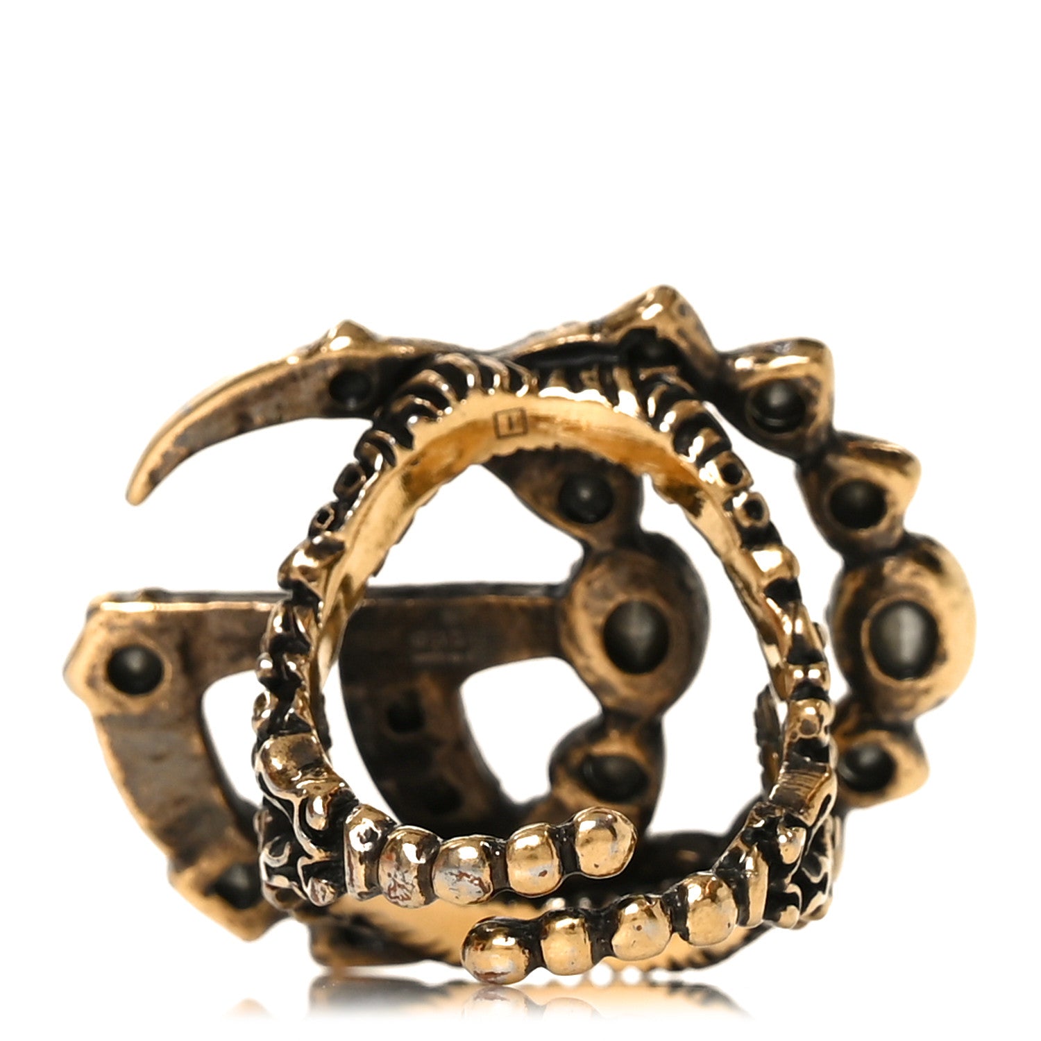 Gucci Crystal Double G Ring S Multicolor 3 of 4
