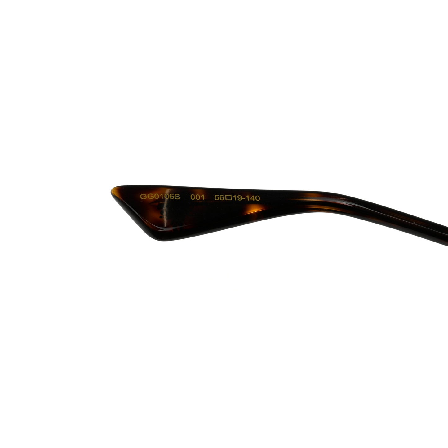 Acetate Oversize Square Frame GG0106S Sunglasses Black